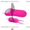 Masajeador vaginal con control remoto